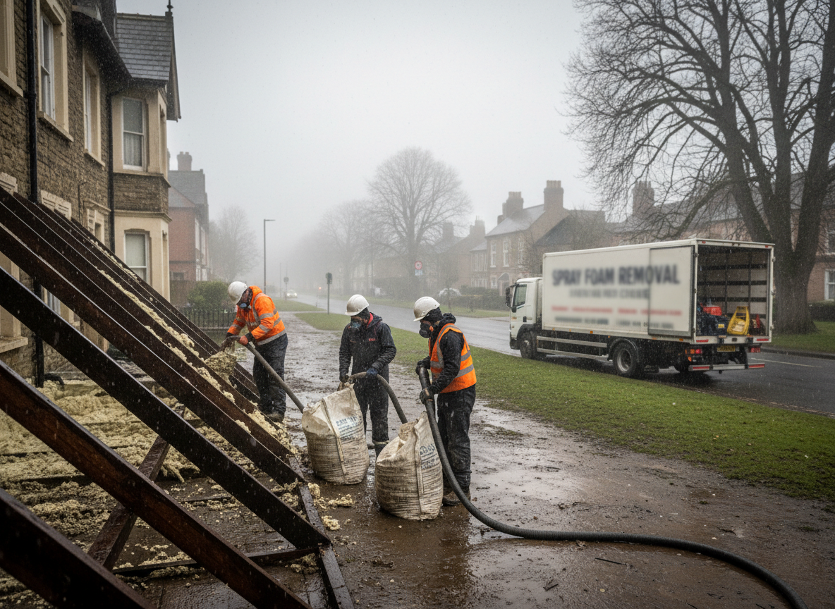 Timing Spray Foam Removal Around Cheltenham's Wet Winters