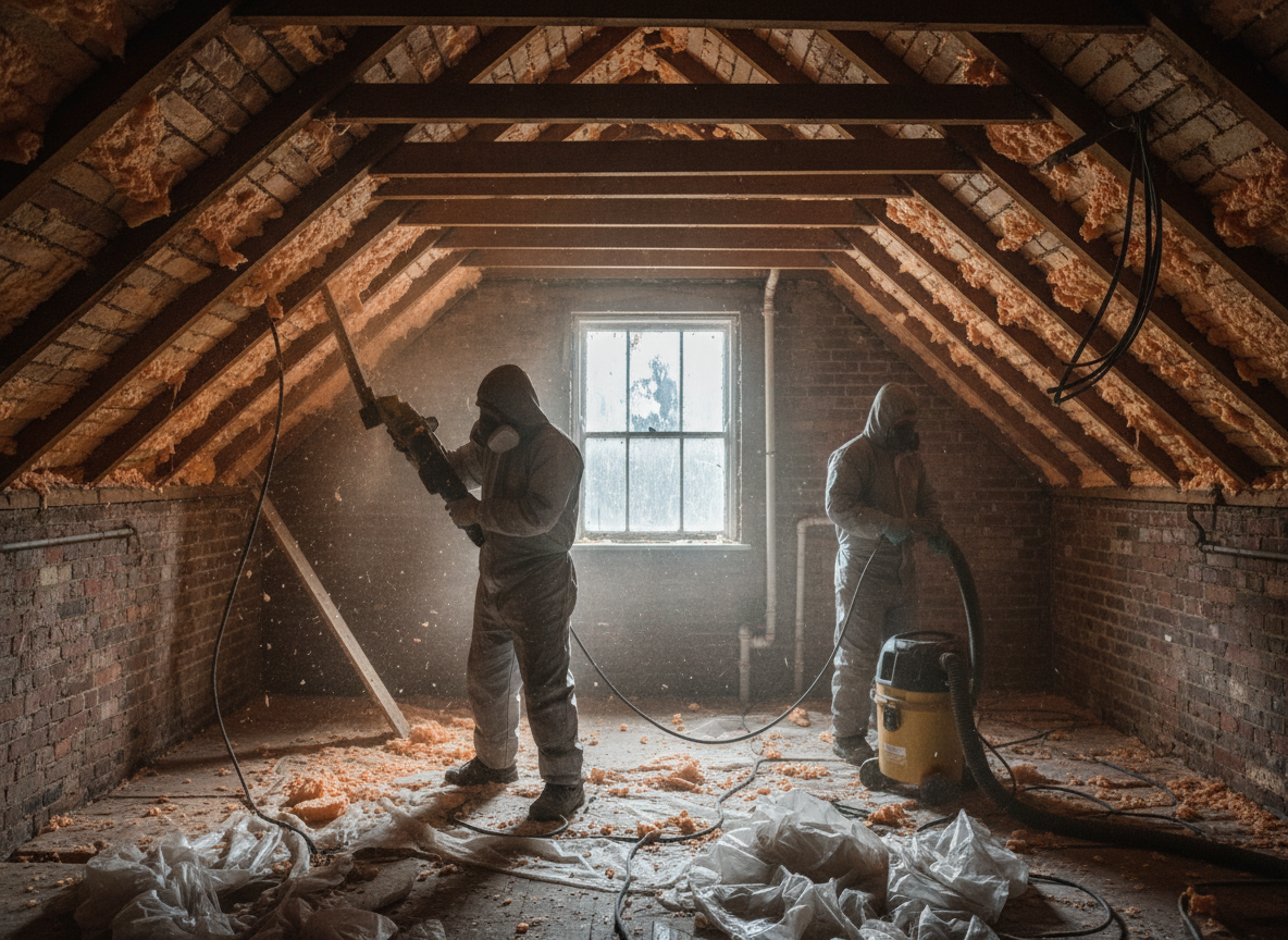 closed cell spray foam removal in Cheltenham