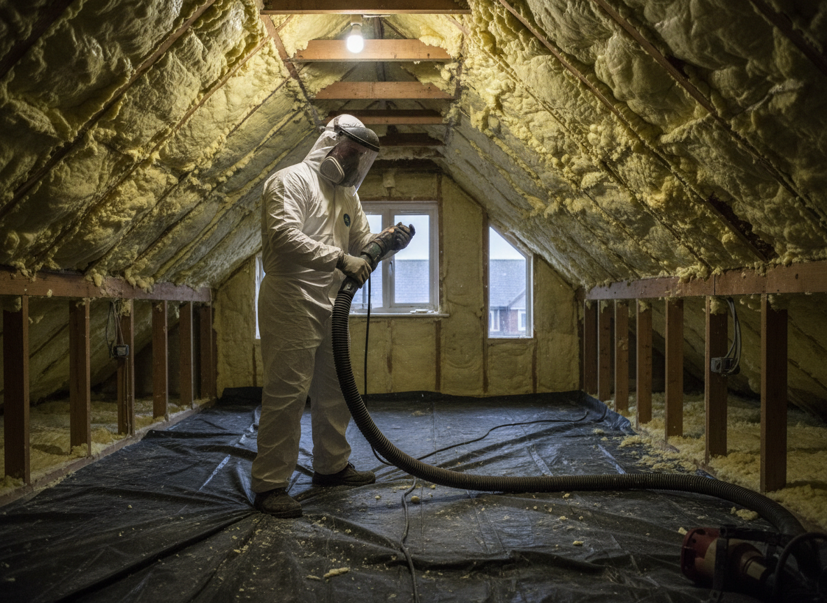 spray foam insulation removal in Cheltenham