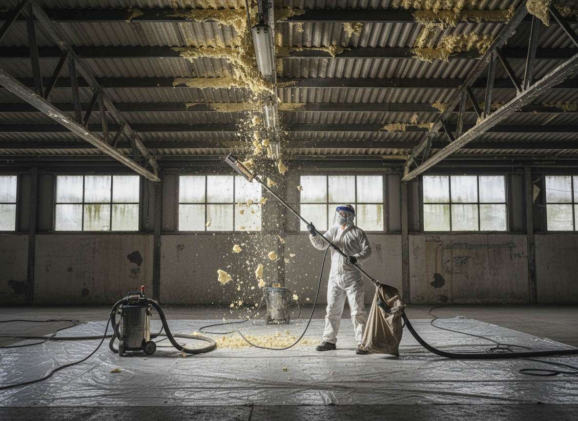 Warehouse spray Foam removal in Cheltenham